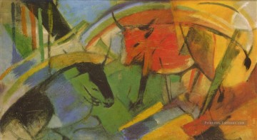 Tableaux abstraits célèbres œuvres - Rinder expressionniste